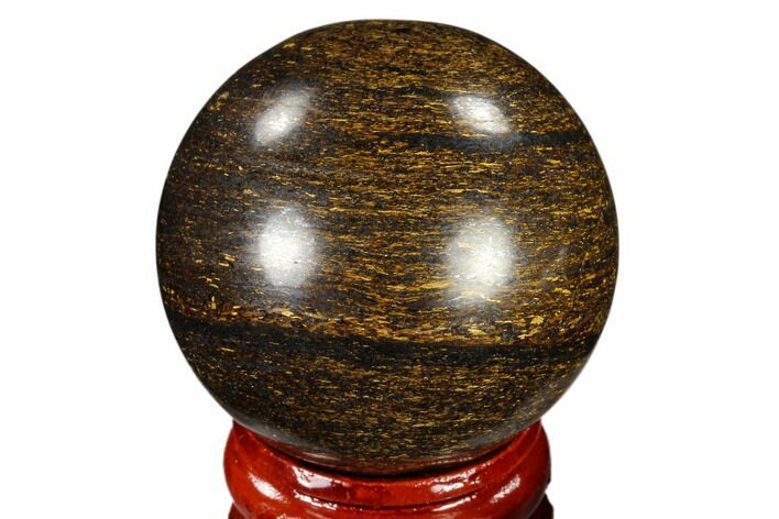 Polished Bronzite Sphere - Brazil #115993